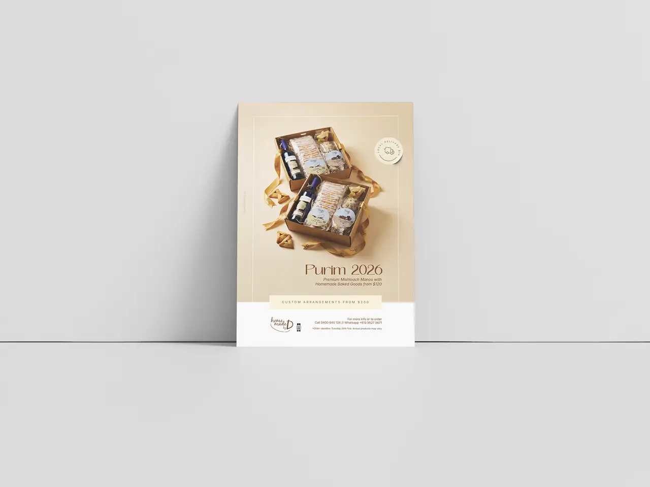 Recent project: Ad design