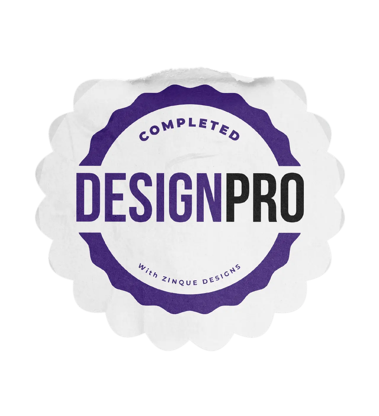 Certification badge